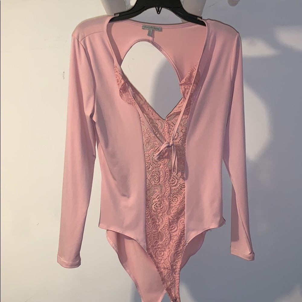 Pink bodysuit